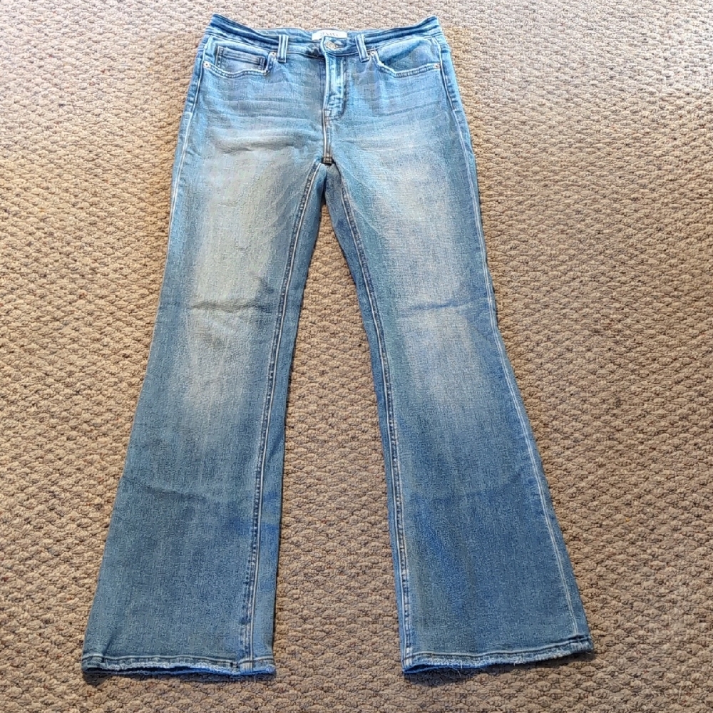 Zenana Outfitters Light Blue Flare Jeans